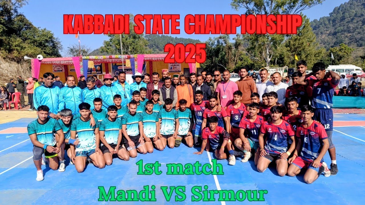 State kabbadi championship 2025 Day-1 1st match Mandi vs sirmour