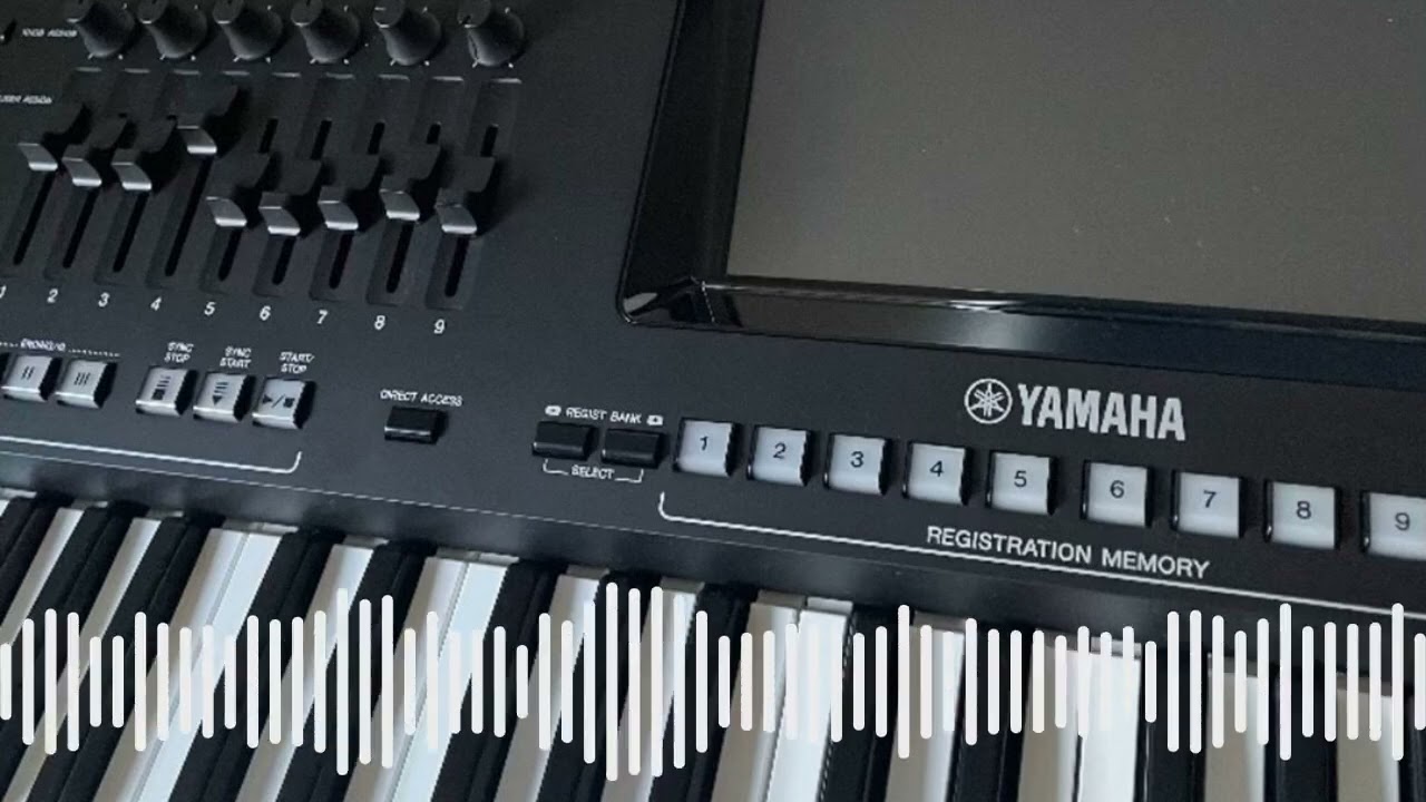 Clavier arrangeur Yamaha Genos première partie