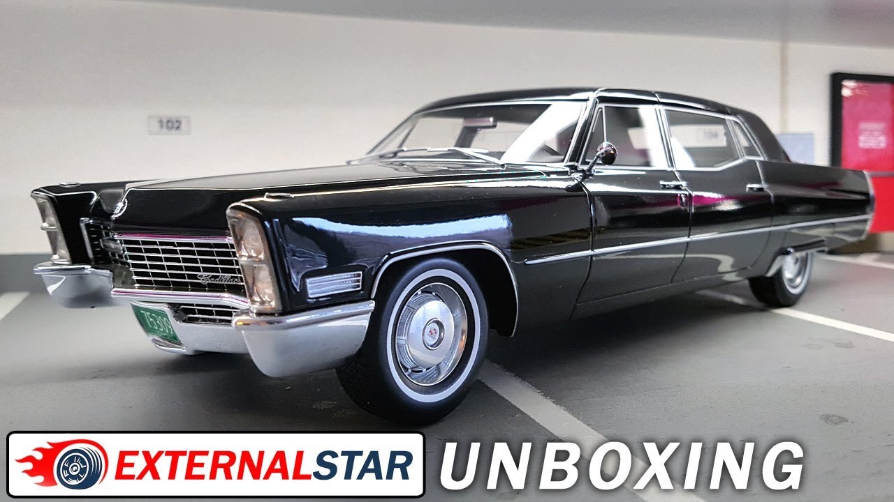 Unboxing of Cadillac Fleetwood Series 75 1967 1/18 by BOS - YouTube