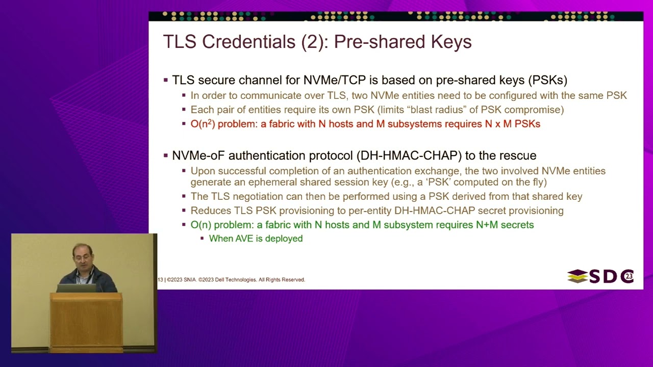 SDC 2023 - NVMe over Fabrics Security Update