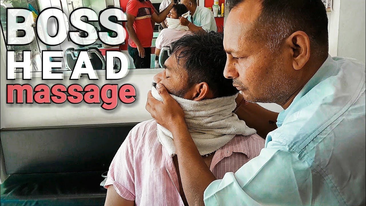 Boss head massage with neck cracking( travel series 5) - YouTube