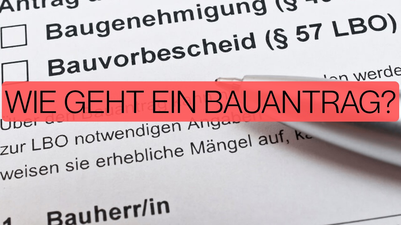 Wie funktioniert eine Baugenehmigung?