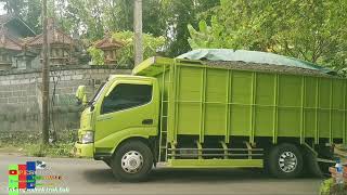 Kumpulan truk muat pasir melewati tanjakan talibeng karangasem bali  #trukbali