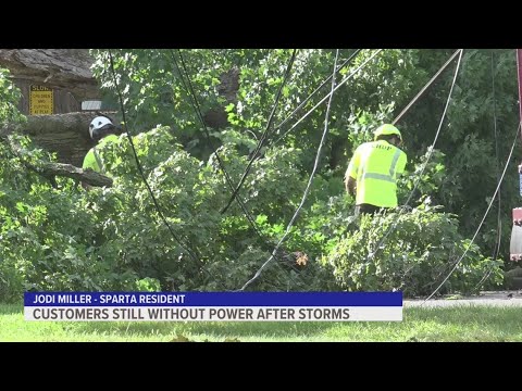 Thousands of customers still without power after storm - YouTube