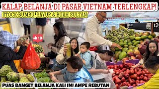 TEROBOS HUJAN DEMI BELANJA DI PASAR VIETNAM AMERIKA TERLENGKAP| GOKIL AMPE REBUTAN DENGAN EMAK-EMAK