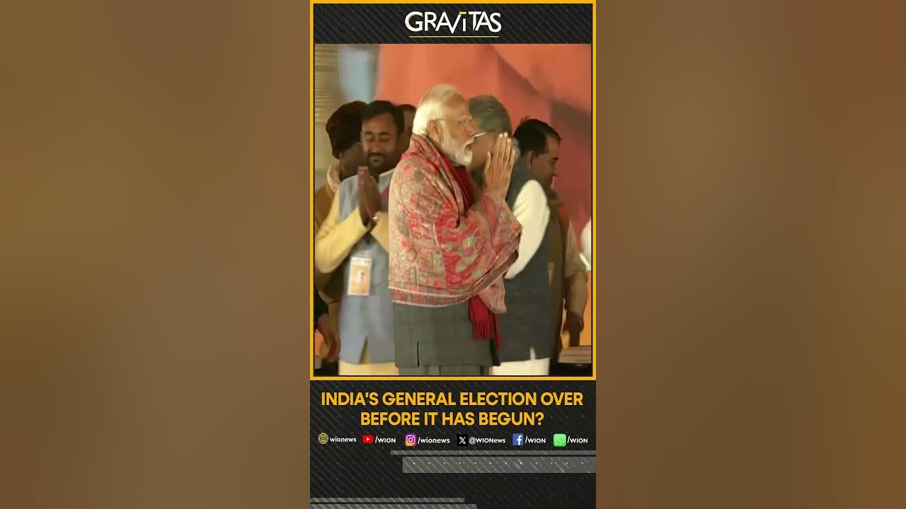 Gravitas: India’s general election over before it begun? | WION Shorts