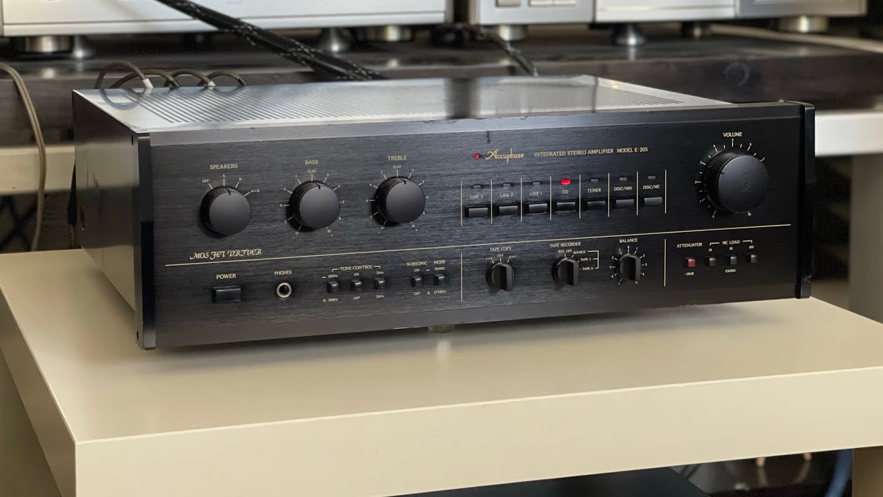 Accuphase E-205 - Great Sounding Amplifier ( Part 1 ) - YouTube