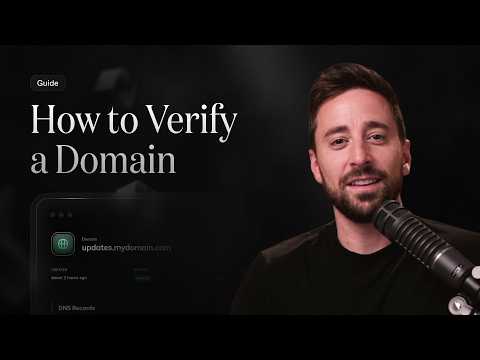 How to Verify a Domain in Resend