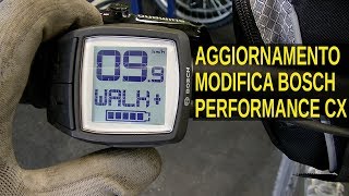COME MONTARE E ATTIVARE LA NUOVA MODIFICA BICI ELETTRICA BOSCH PERFORMANCE  CX - YouTube