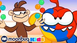 Om Nom Stories - Holi Monkey Cut The Rope Funny Cartoons For Kids Babies