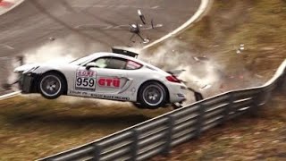 NÜRBURGRING PORSCHE CRASH \& FAIL COMPILATION - GT3RS, 911 Turbo, GT3 CUP Nordschleife Nurburgring