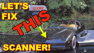 Repairing the Universal Studios Knight Rider KITT Display Car Scanner!