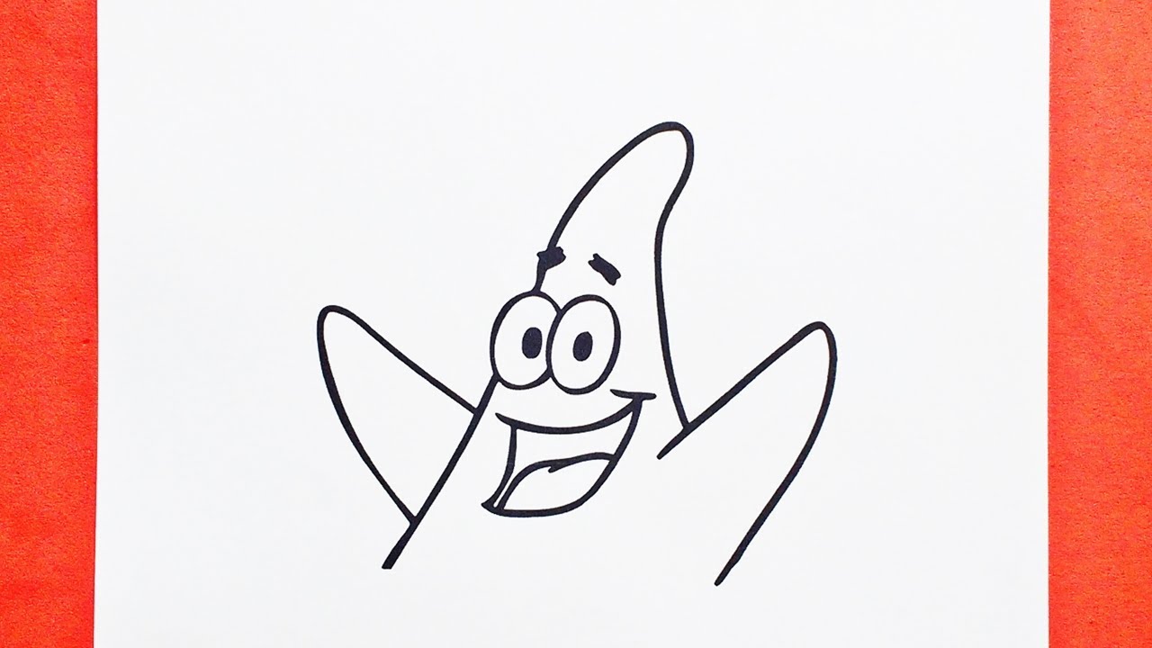 How To Draw Patrick From Spongebob Youtube