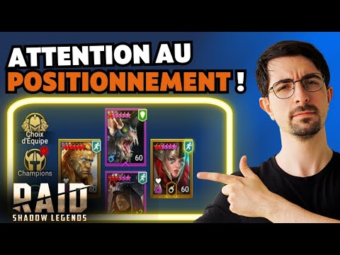🔥 L'ORDRE de POSITION dans RAID SHADOW LEGENDS est ESSENTIEL ! ⚔️