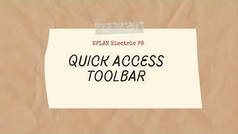 How to customize Quick access Toolbar