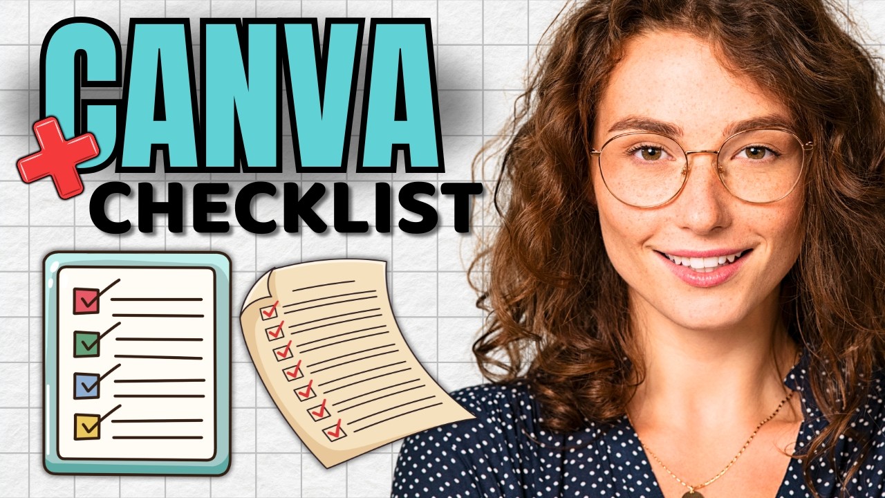 How to Make Checklist in Canva — Beginner Friendly - YouTube