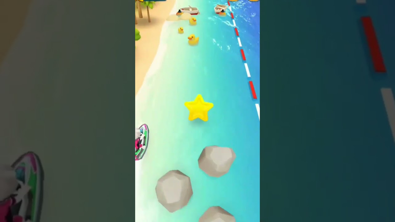 Dodging Talking tom jetski. meme 