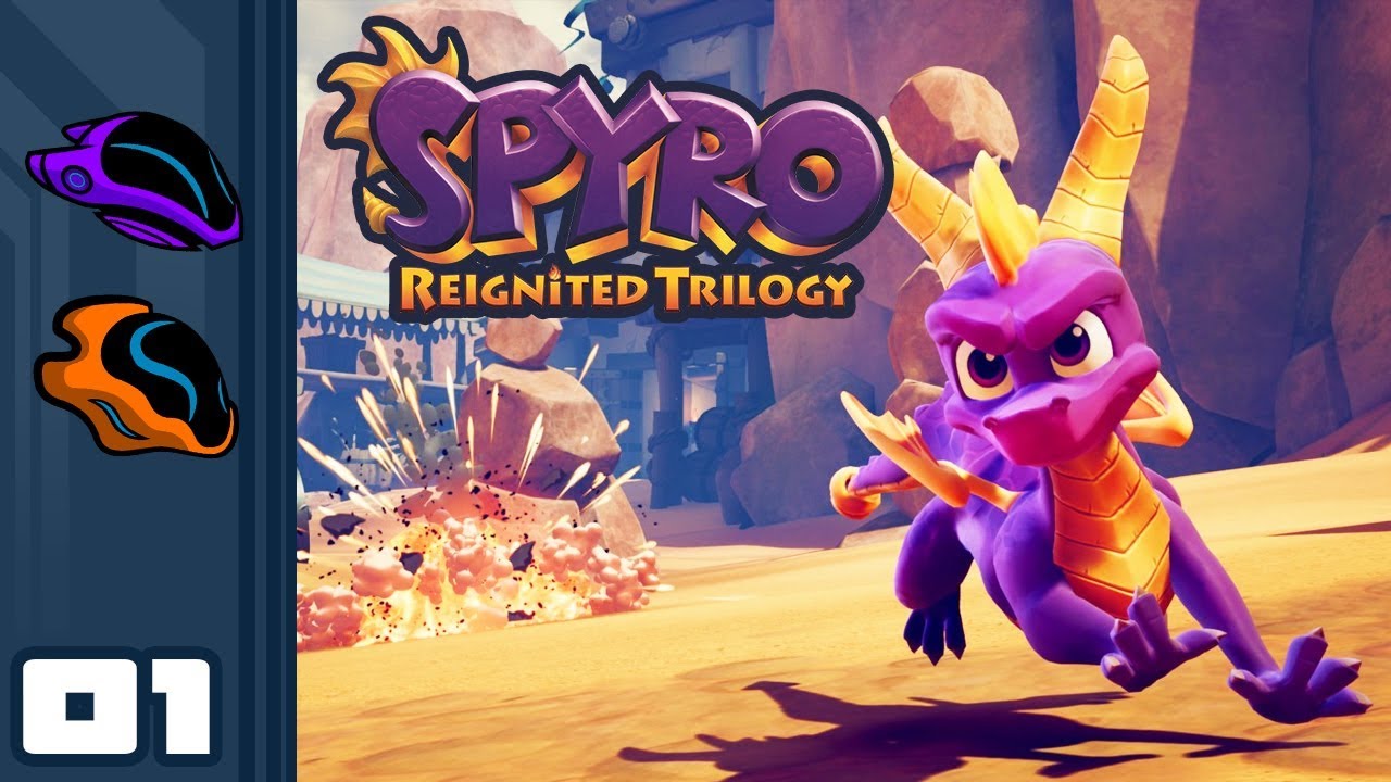 Let's Play Spyro: Reignited Trilogy - PS4 Gameplay Part 1 - Nostalgia For You, New Game For Me!