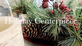 DIY Holiday/Christmas Centerpiece || AtHomeWithZane Holiday Home Series #6 || 2018
