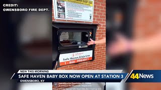 Safe Haven Baby Box now fully operational at Station 3 in Owensboro