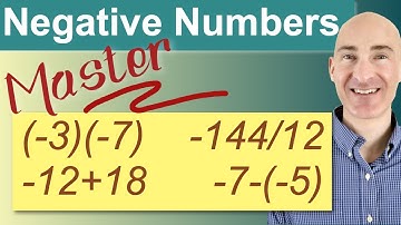 Negative Numbers - How to Add, Subtract, Multiply & Divide
