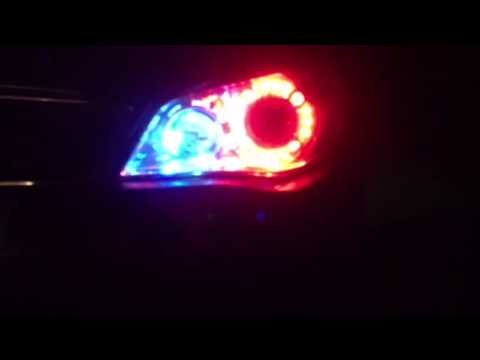 07 IMPREZA bi-xenon multi color halo led
