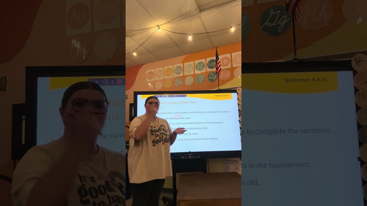 Adverbs that Compare More Than Two Actions