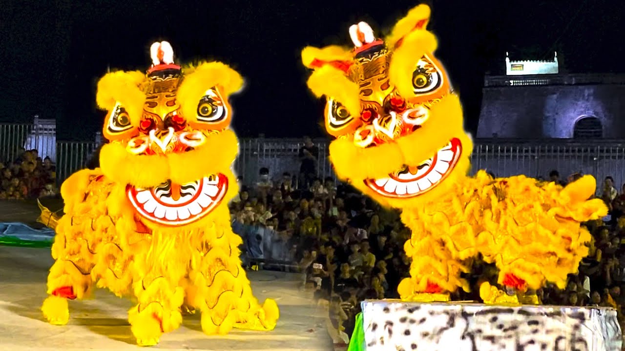 Múa Lân Vàng Bắt Rắn 2022 - Múa Lân Trung Thu - LSR Khải Hùng thi giải Lân Sư Rồng Huế