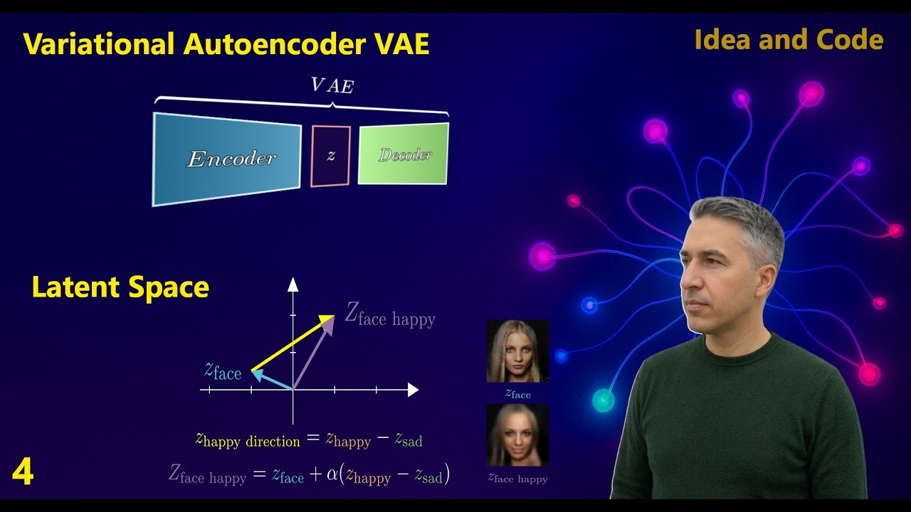 ما هو Variational Autoencoder (VAE)؟ شرح الـ Latent Space + توليد ...