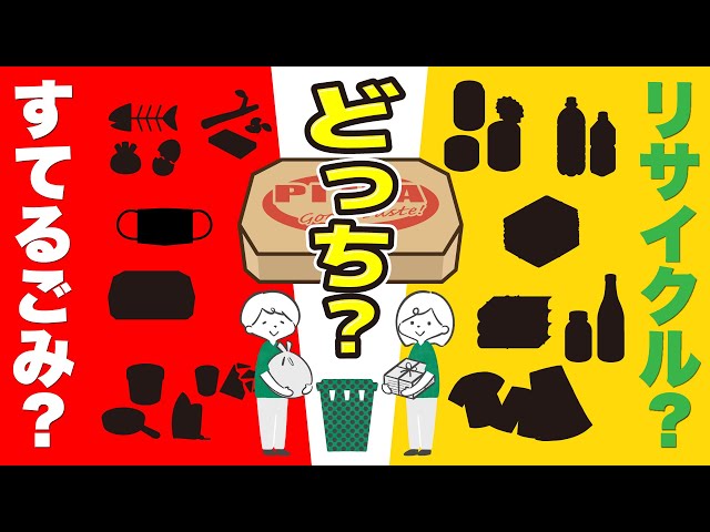 ごみを正しく分別して捨てるNEW!