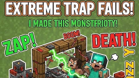 I made a trap only not quick sand trap 😱🪤🎮 