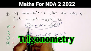NDA Maths 2022 || Trigonometry Class || Short Tricks Chapter Wise || Trigonometry For NDA 2 2022 ||