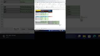 🔥 Excel HSTACK Function = Smart #excel #fup #trader #trending #viralreels #excelhinditutorial