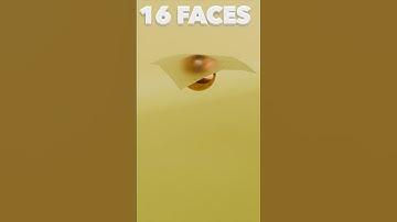 Cloth Simulation from 1Face to65k with a TWIST 👀🧠 Faces #vfx #blender #simulation #stopmotion #3d