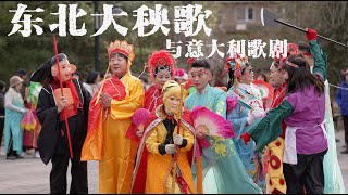 【兔兔MV】北京紫竹院：4K120帧的中国东北大秧歌，放慢了看有意大利歌剧的感觉