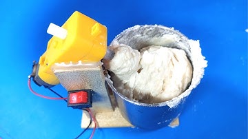 How to make a Mini Flour Mixer machine at home Easy Way?।। DIY Flour Mixer Machine ।। GKB Creator।।