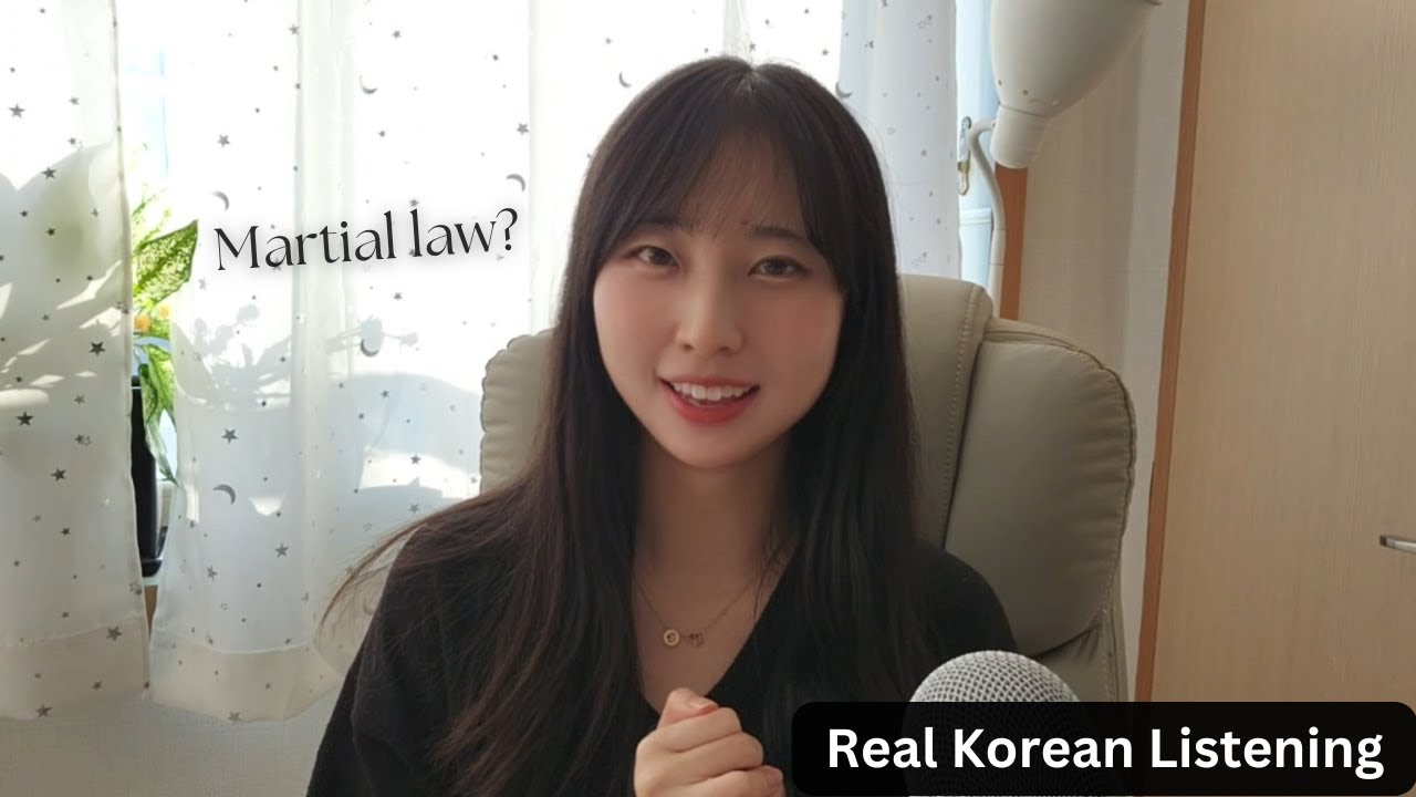 Martial Law? Impeachment? What's Happening in Korea | Natural Korean Listening