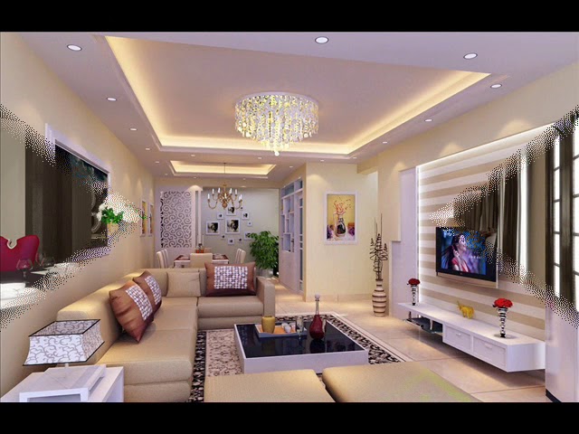 Gypsum Board Ceiling Design For Living Room | Shelly Lighting
