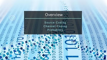 Lecture-1 Overview: Source Coding, Channel Coding & Probability