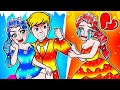 Beauty Paper Dolls  - Romantic Love Frozen Ice Fire in Magic Class Story