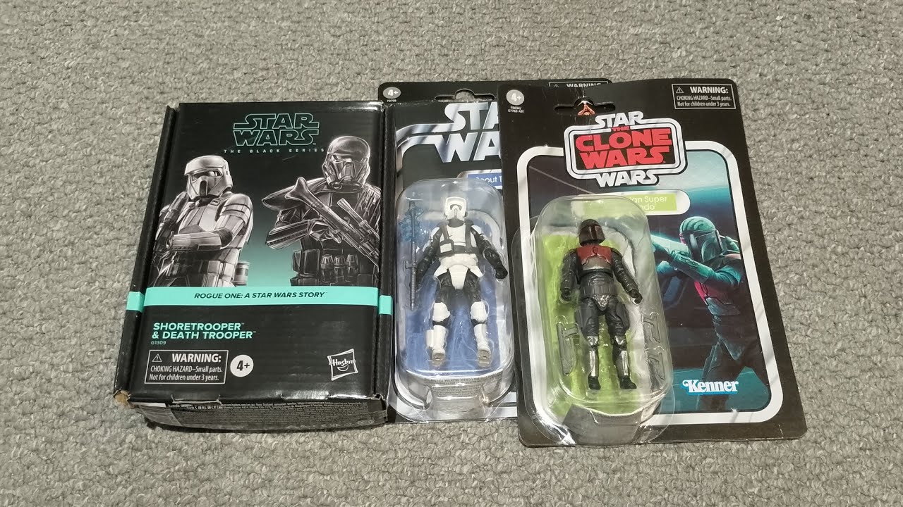 Star wars black series/vintage collection haul unboxing