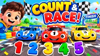 🏁 Count & Race! 🚗💨 Learn Numbers 1–10 | Fun Counting Racing Game for Kids screenshot 3