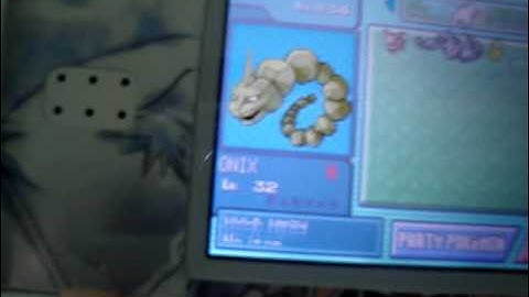 Pokemon Platinum - Shiny Onix