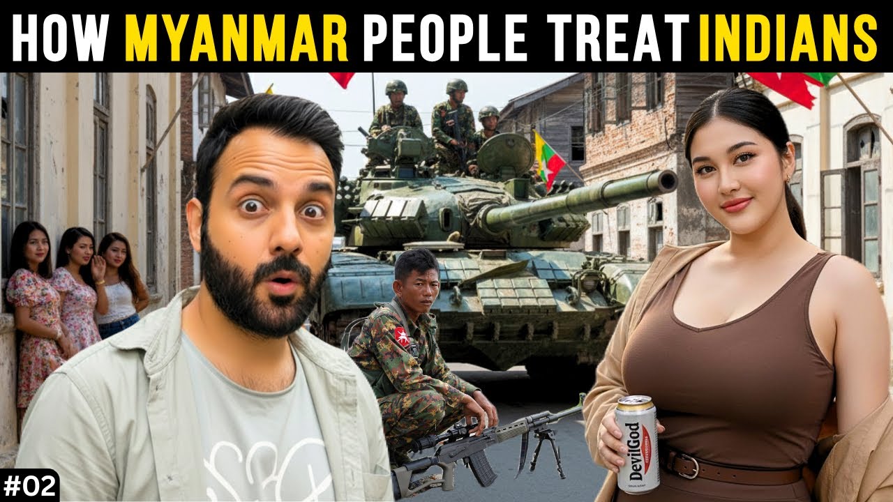 Exploring Yangon City during War | Myanmar Black Market & meeting locals 