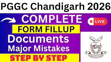 PGGC Chandigarh 2026 Application Form - PGGC Chandigarh Registration 2026-How To Fill PGGC 2026 Form