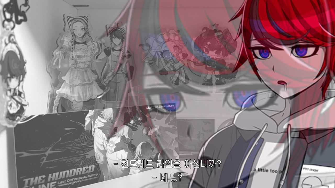 [오타쿠 브이로그] 헌드레드 라인을 아십니까? ( ദ്ദി ˙ᗜ˙ ) ︱헌드레드라인︱에이스테︱잡지부록︱포치타︱히죽여