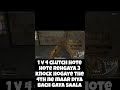 1 v 4 clutch hote hote rehgaya PUBG PC