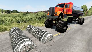 Truck Vs Speedbump #2 - Beamng.drive