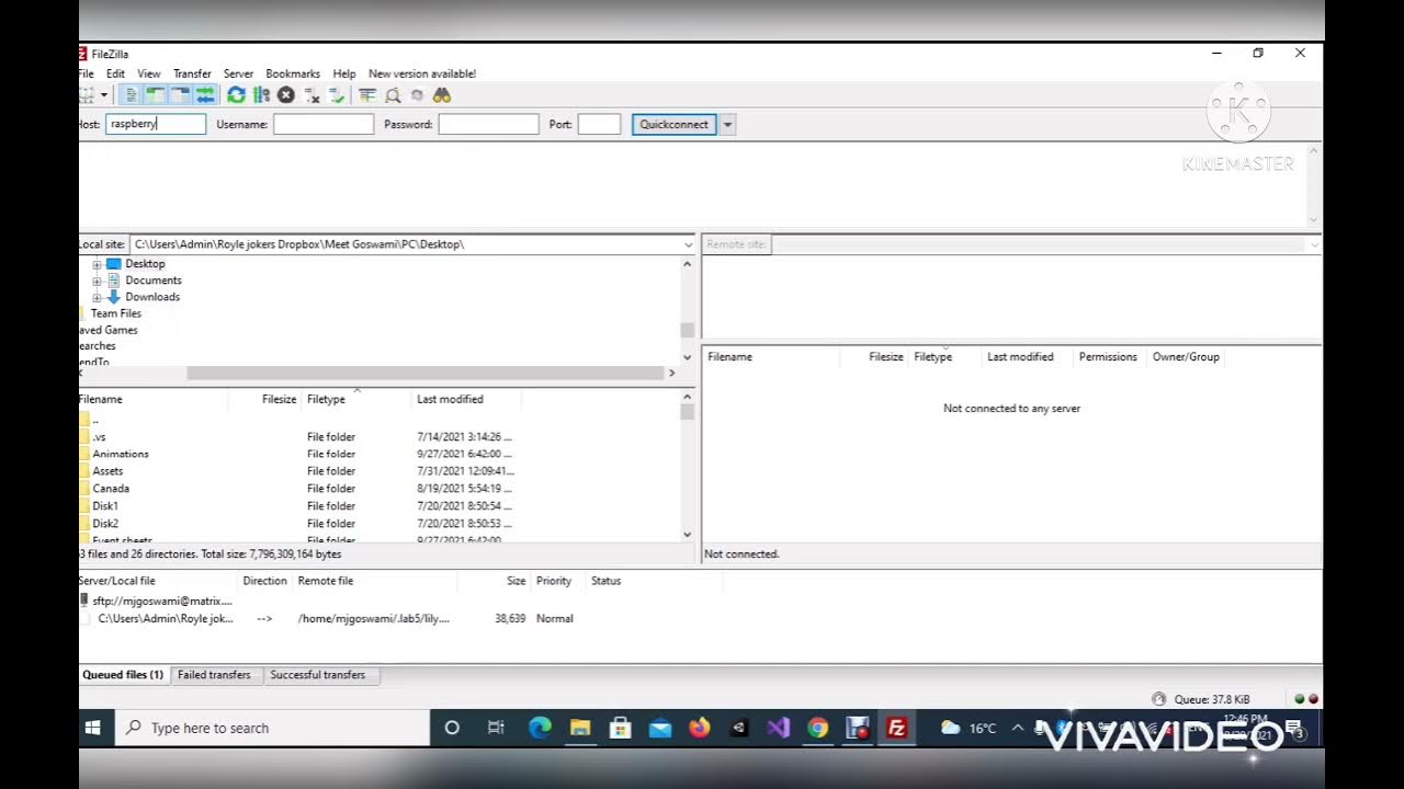 Tutorial for transferring file between your pc and raspberry pi using
