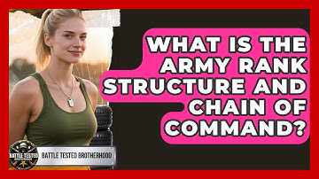 What Is the Army Rank Structure and Chain of Command? | Battle Tested Brotherhood